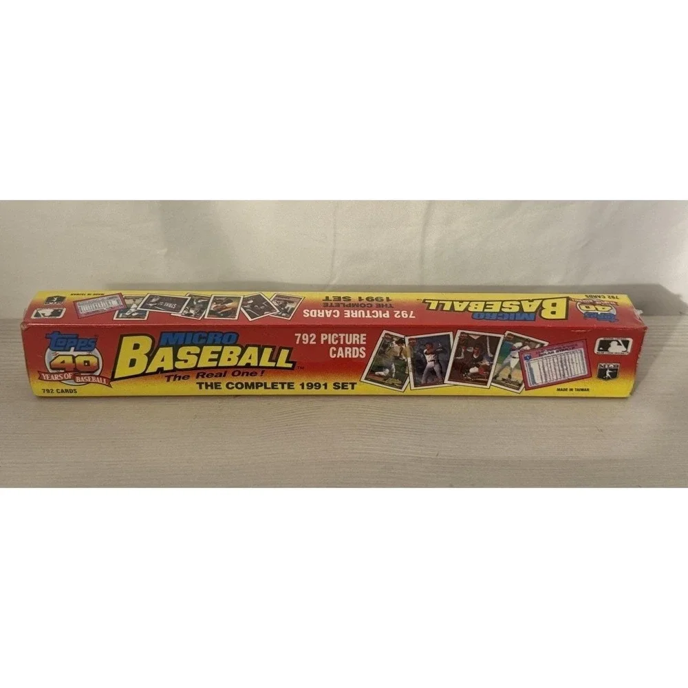 1991 Topps Micro Baseball Complete Set 792 Cards Factory Sealed MLB Vintage
